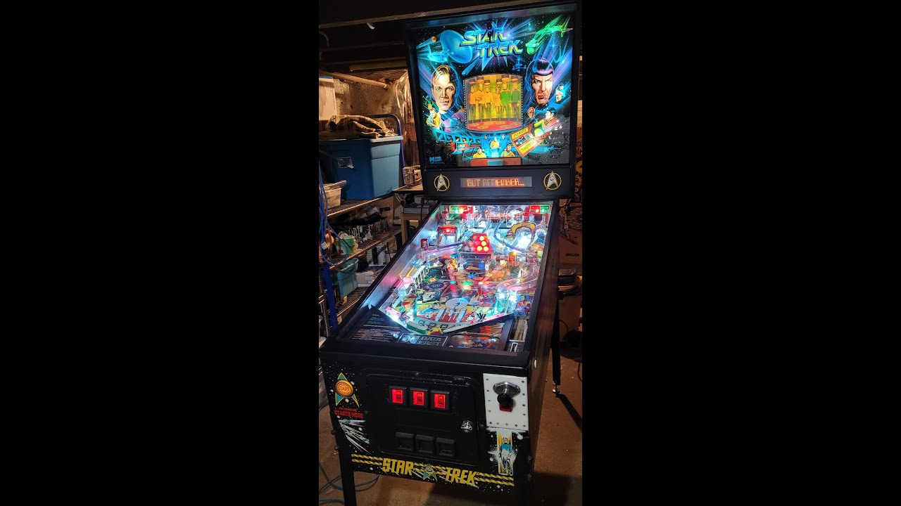 1991 Data East Star Trek 25'th Anniversary Pinball Machine Gameplay & Tutorial.