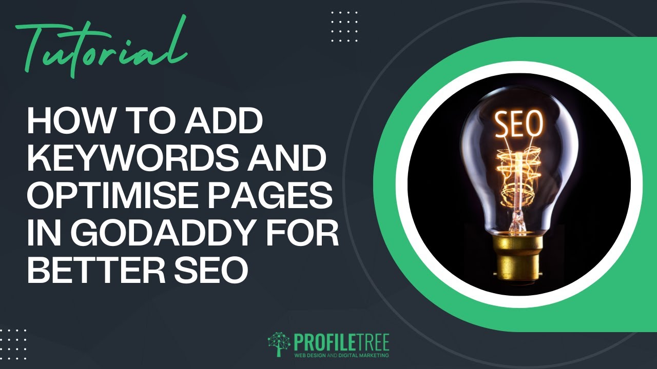 How to Add Keywords and Optimise Pages in GoDaddy for Better SEO | Keyword Optimisation | SEO