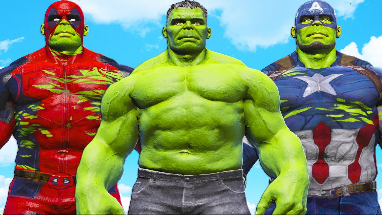 CAPTAIN HULK vs HULKPOOL vs HULK ENDGAME