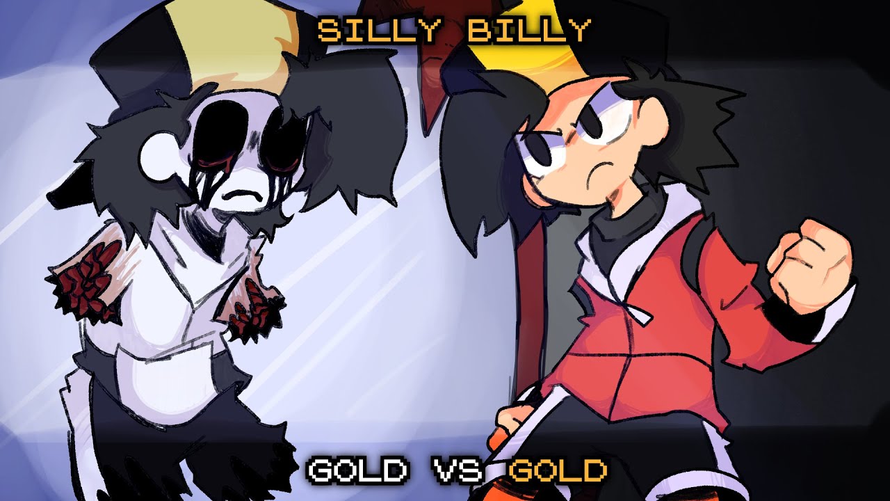 [FULL MOD] FNF Silly Billy | But it's Gold against his Lost Silver self | Cover + Reskin + Cutscenes
