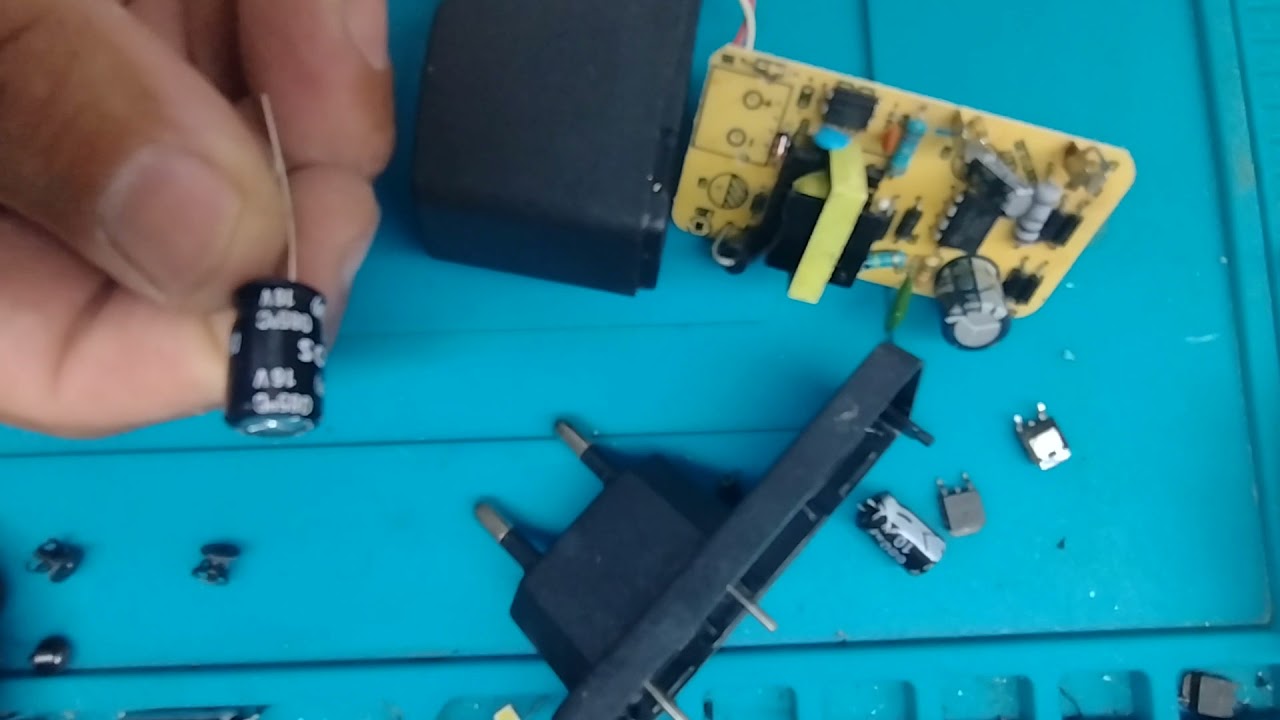 Conserto de fonte usada em tvbox , 5 volts, 2 amperes.