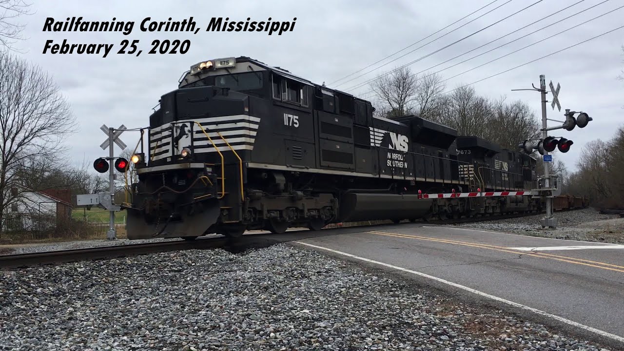Railfanning Corinth, MS - February 25, 2020, Including NS, KCS & UP!