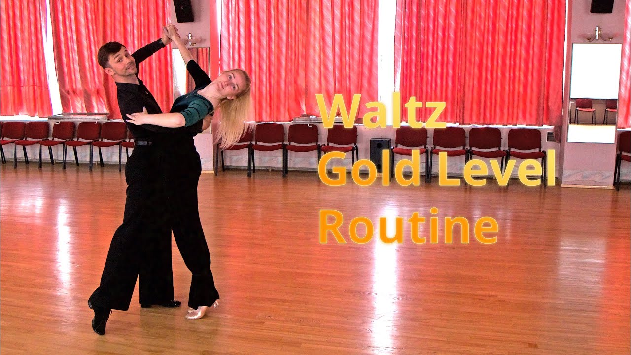 Waltz Gold Level Choreography | Hover Corte, Outside Spin, Running Spin Turn