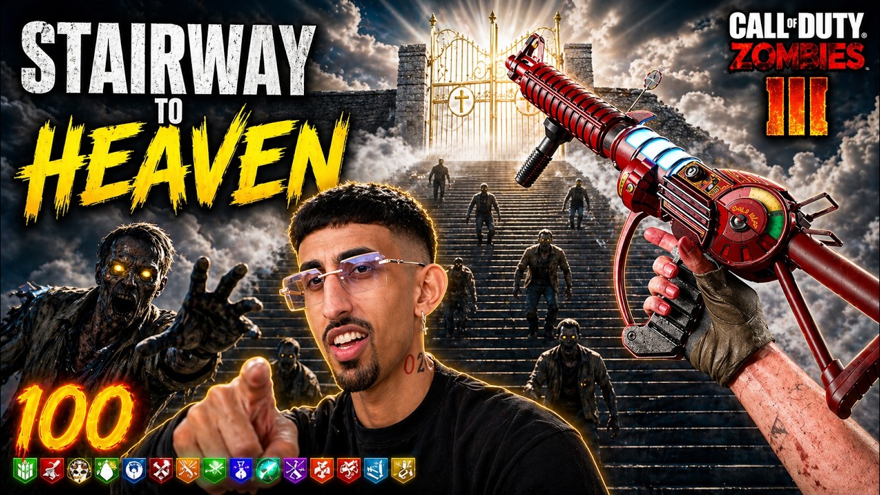 Can I Survive STAIRWAY TO HEAVEN?! (Black Ops 3 Zombies)