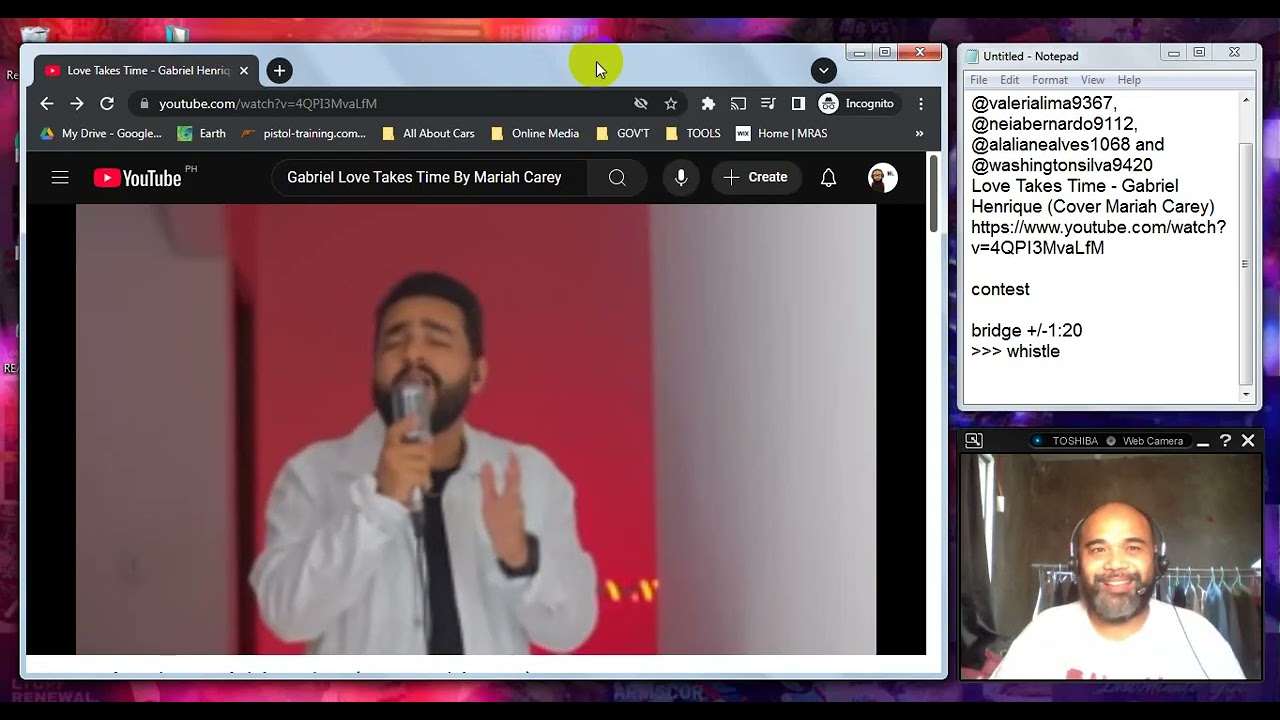 PINOY REACTS: Love Takes Time - Gabriel Henrique (Cover Mariah Carey)  @GabrielHenriqueMusic