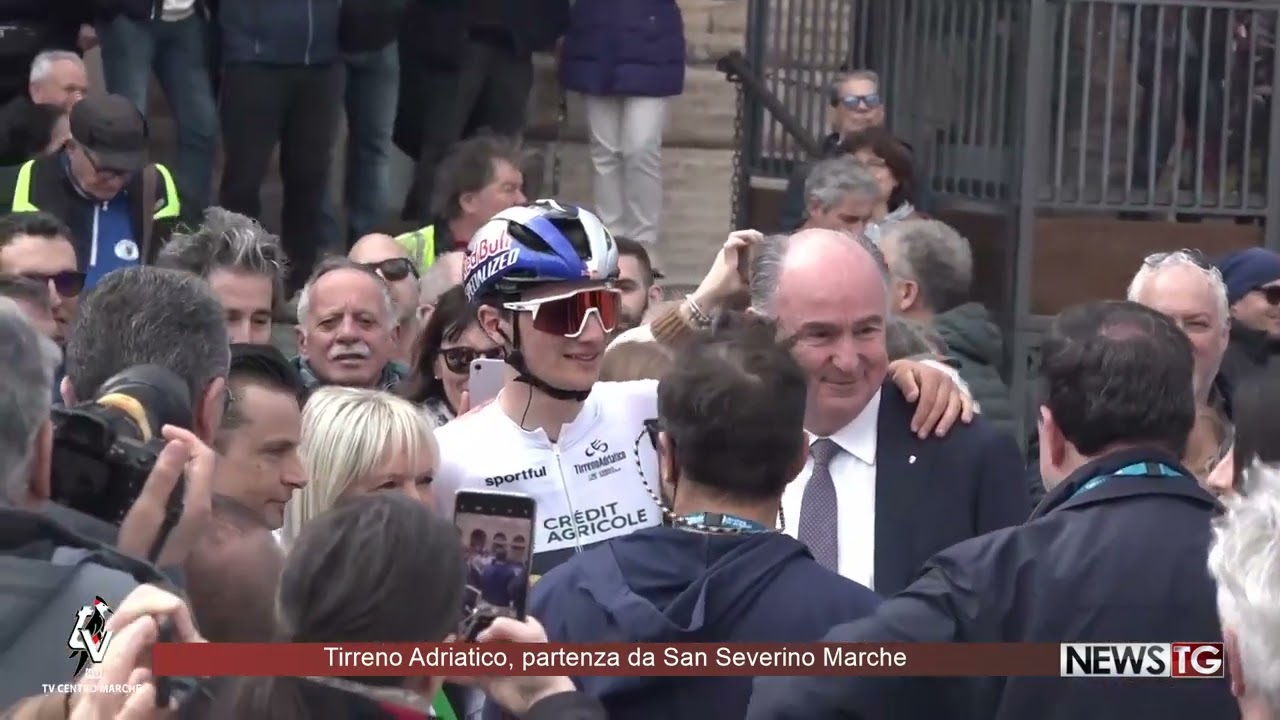 Tirreno Adriatico, partenza da San Severino Marche
