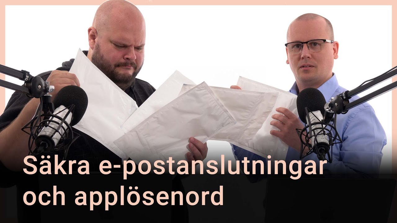 Podd 220: Säkra e-postanslutningar och applösenord