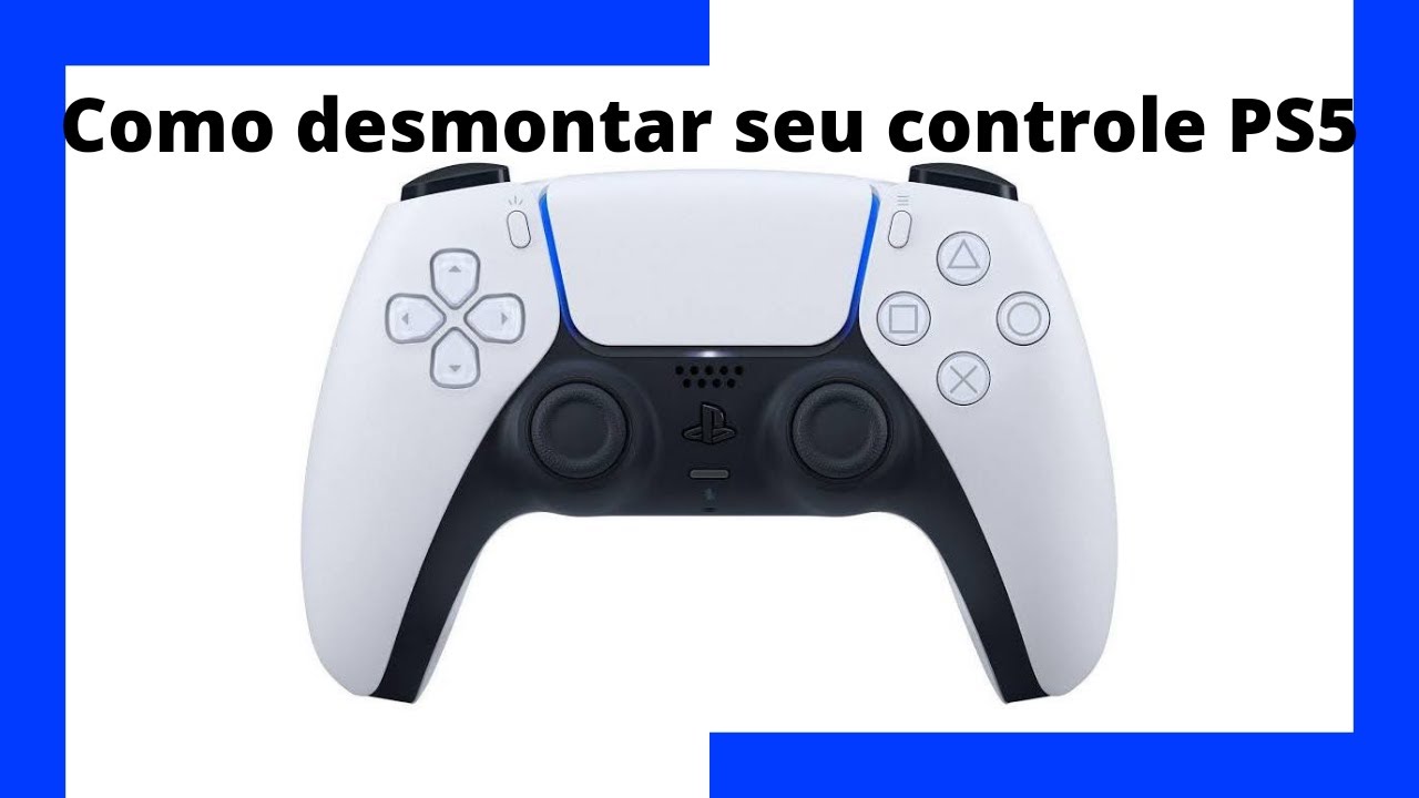 Tutorial como desmontar controle dualsense PS5 passo a passo.