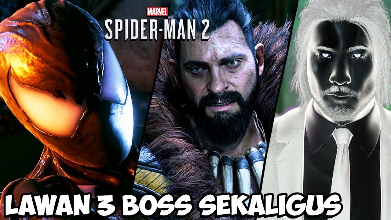 EPISODE PALING EPIC LAWAN 3 BOSS SEKALIGUS! Marvel's Spider-Man 2 GAMEPLAY #5