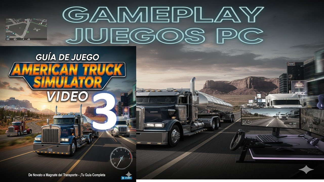 GUIA DE JUEGO AMERICAN TRUCKS SIMULATOR VIDEO 3