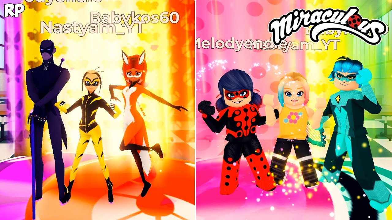 ALL NEW TRANSFORMATION WITH SEASON 6 DO GRUPO NO MIRACULOUS RP - MIRACULOUS ROBLOX!