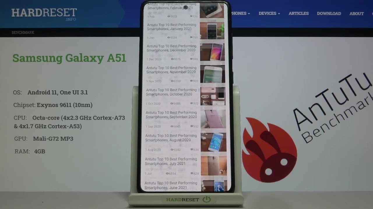 AnTuTu Benchmark on Samsung Galaxy A51 &ndash; Test Your Device Performance