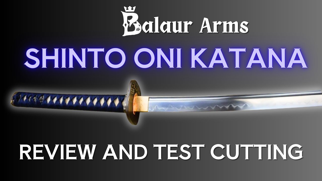 Обзор катаны Balaur Arms Shinto Oni | Эта катана режет всё!