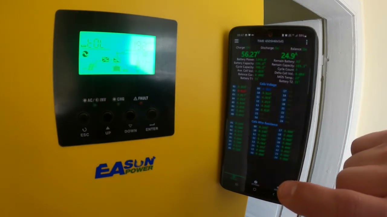 Instalatia #fotovoltaica cu invertor #hibrid ,după o luna (o relatie fericita?)