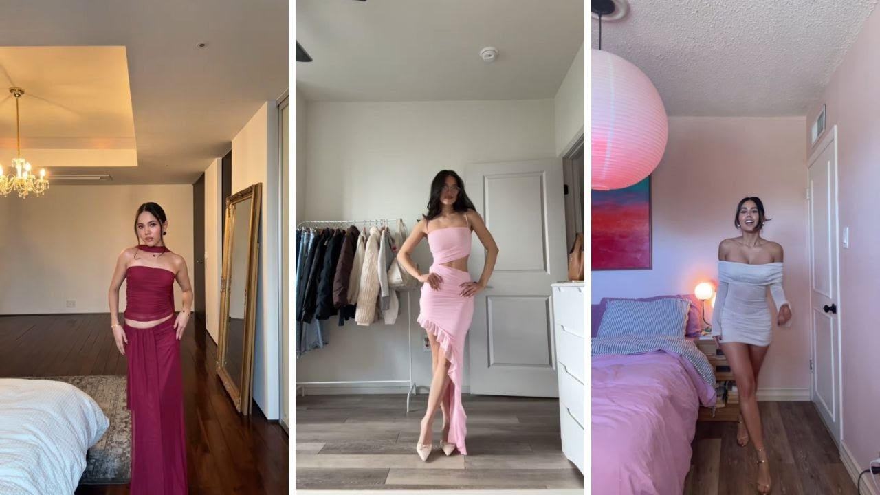 Dresses haul try on tiktok compilation 1