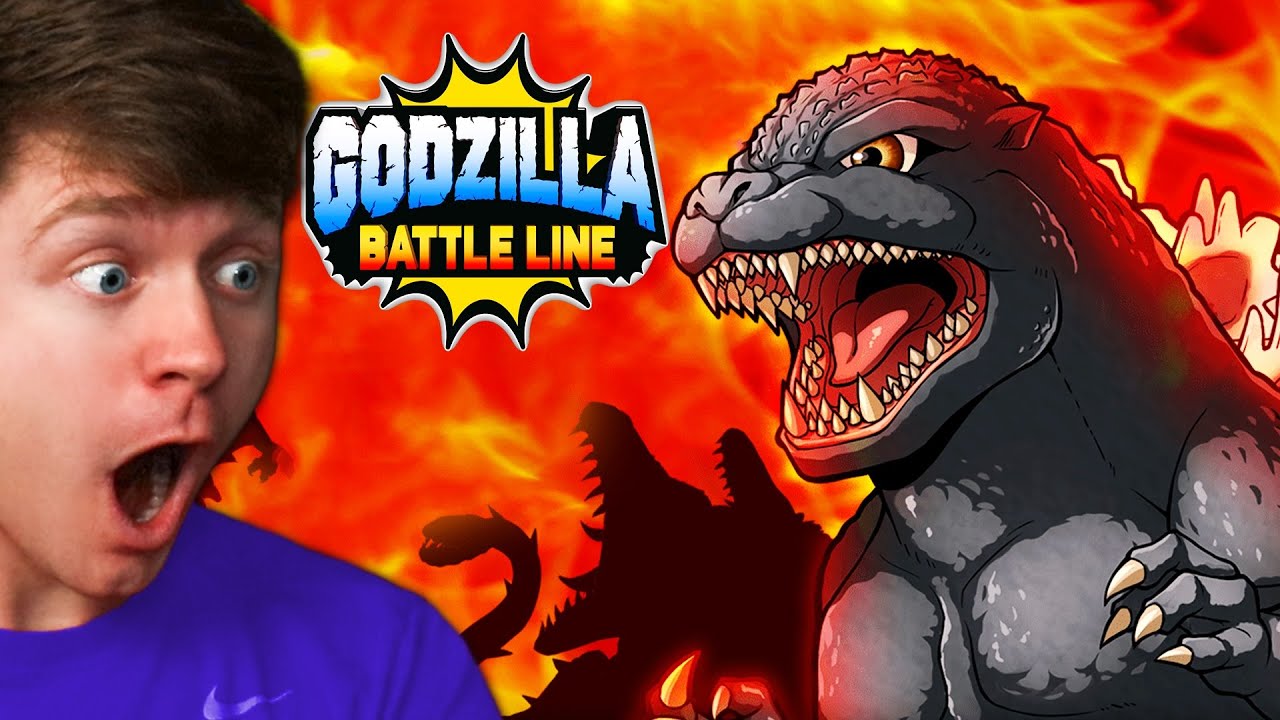 FIRST TIME Playing GODZILLA BATTLE LINE!