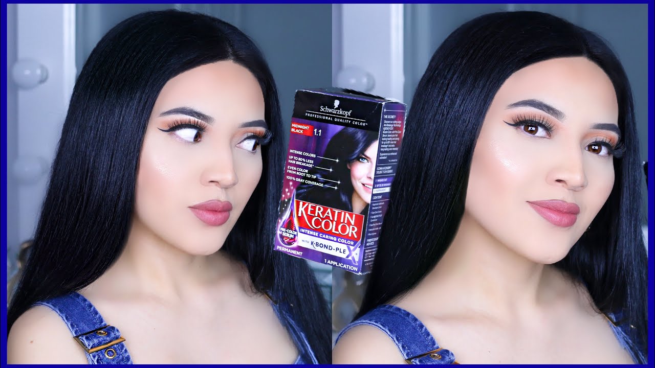 HOW I DYE MY HAIR WITH BOX DYE AT HOME USING SCHWARZKOPF KERATIN COLOR...OMG THIS WAS MY FIRST TIME😫