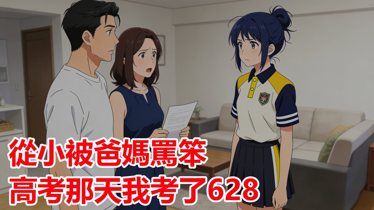從小被罵最笨的女兒，高考查分628那天，全家都嚇傻了！