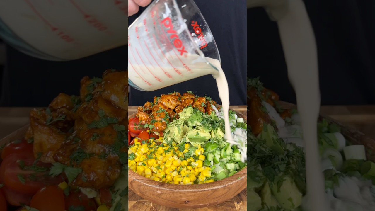BBQ Chicken Salad For Weight Loss 🤯