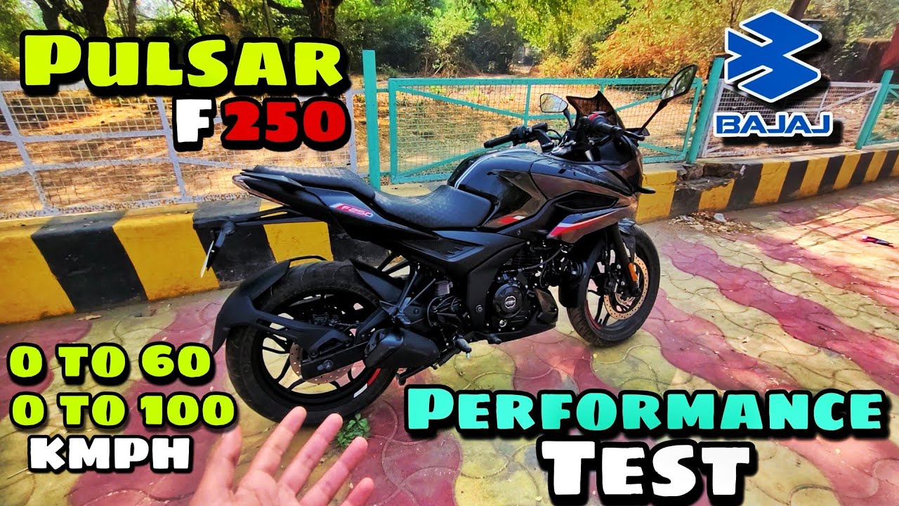 2023 Bajaj Pulsar F250 Dual Channel ABS Acceleration Test | 0 to 60 0 to 100 0 to 120 Speed Test