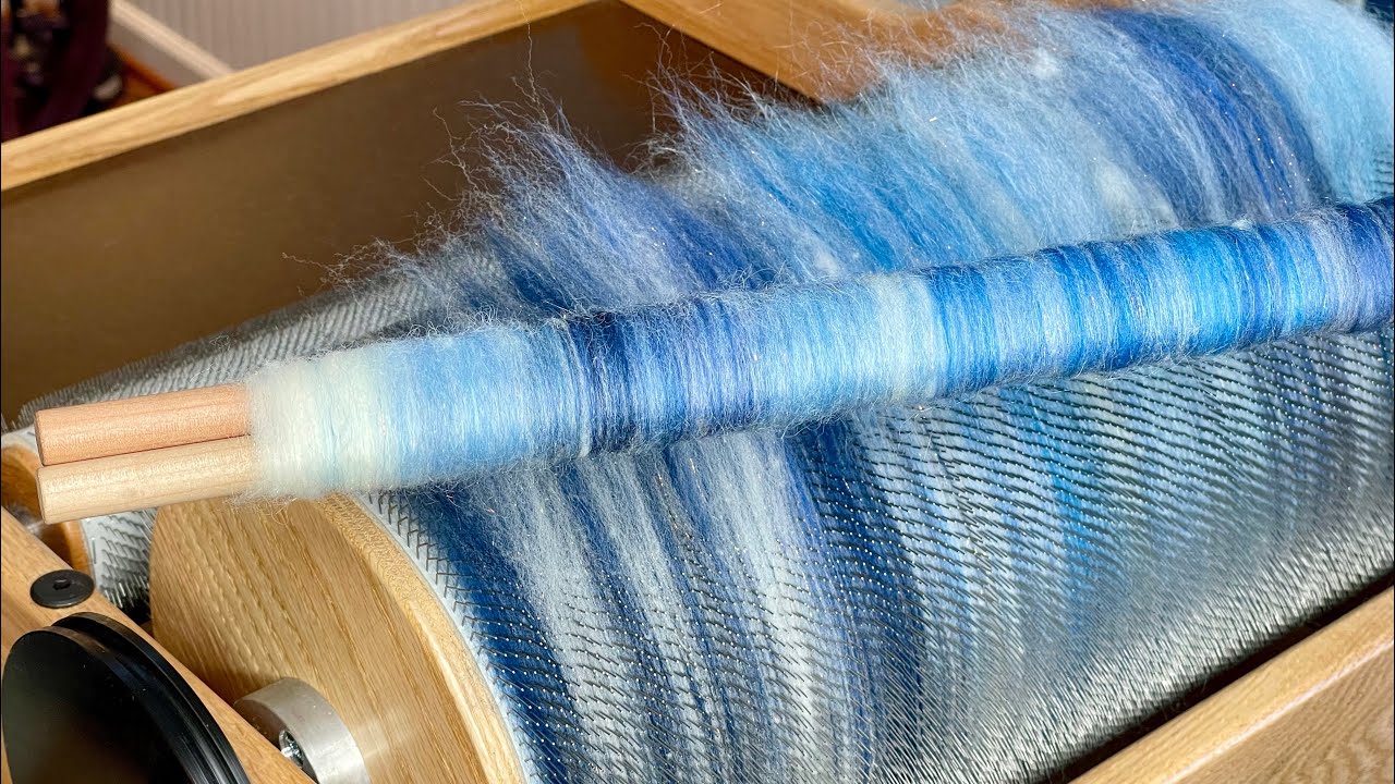 How To Blend And Make Rolags On Your Drum Carder