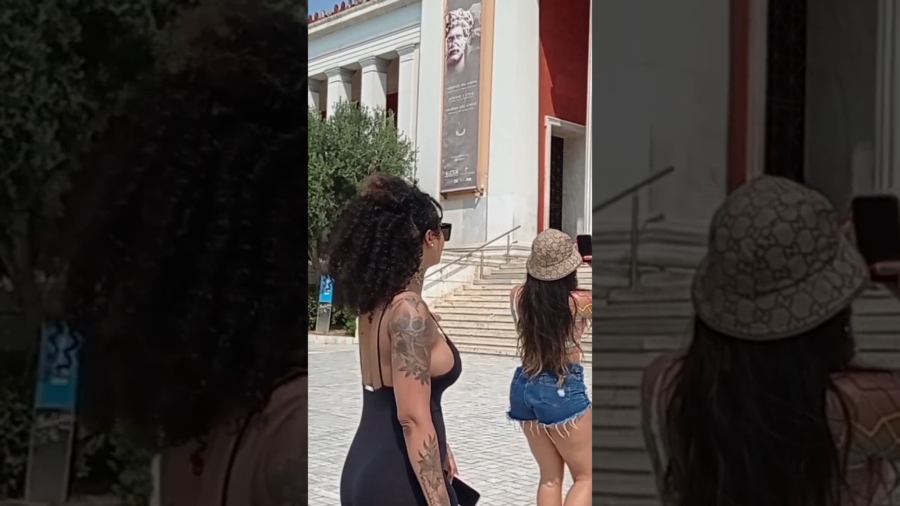 Walking Beauties, Archaeological Museum of Athens. August 2023 #shorts