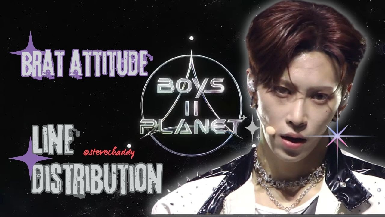 BOYS II PLANET Brat Attitude Line Distribution