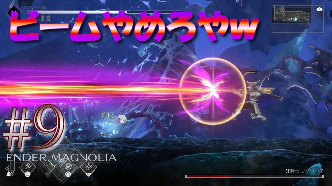 #9 エンダーあるある。ビーム打ちがち【ENDER MAGNOLIA】