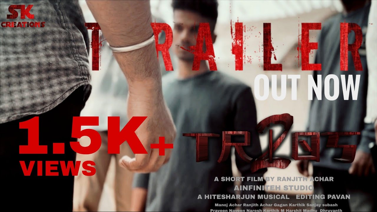 TRIOS #2 Kannada Short Film | 4K Official Trailer | SK Creations| Ainfiniteh Studio | Ranjith Achar