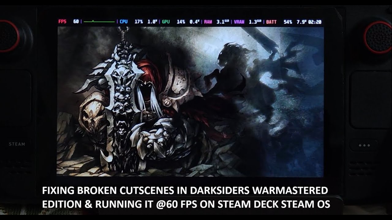 Исправление неработающих кат-сцен в Darksiders Warmastered Edition и запуск игры на частоте 60 ка...