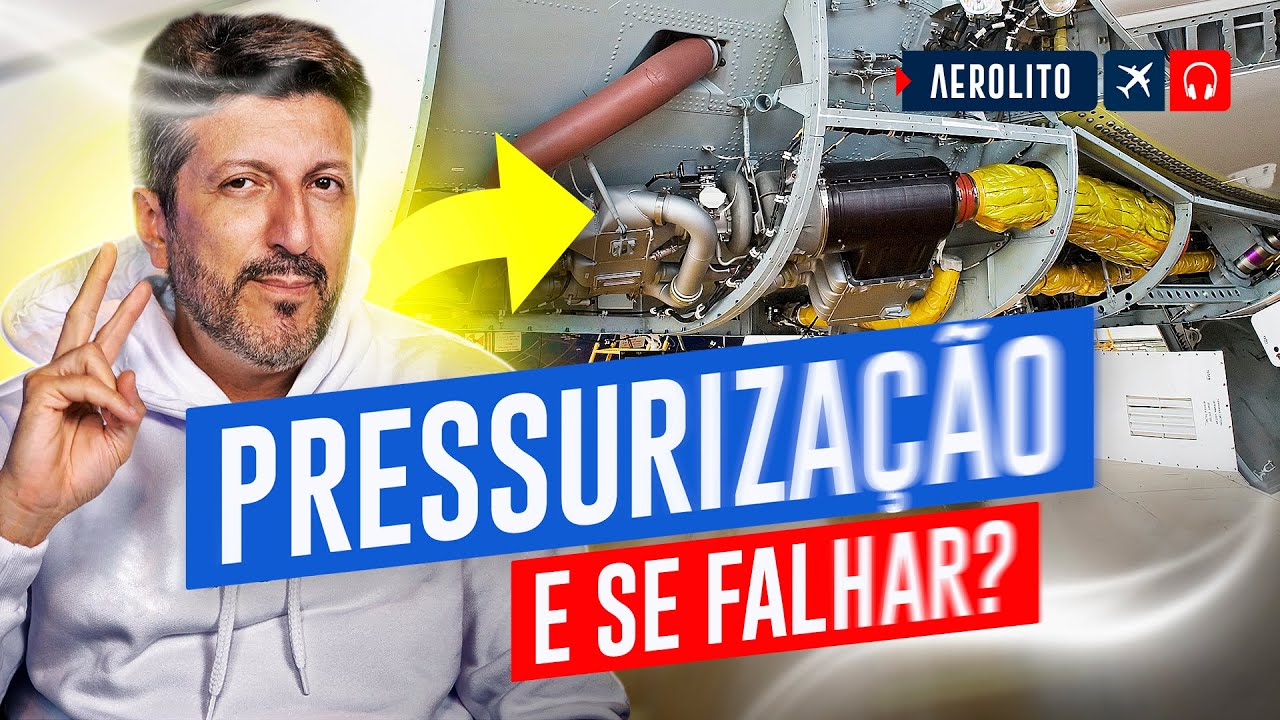 Como a cabine do avião pressuriza? | EP. 956