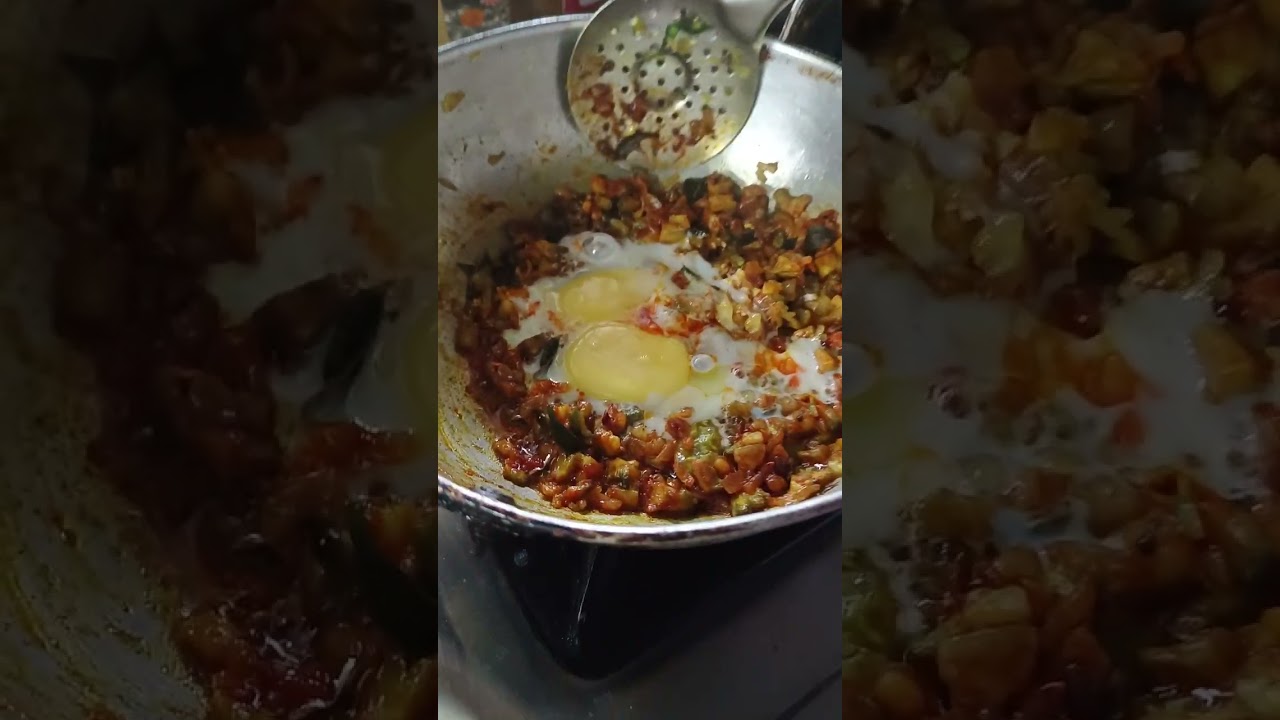 Yummy yummy 😋 #kakarakaya egg fry#healthy and tasty 😋🍴🤤