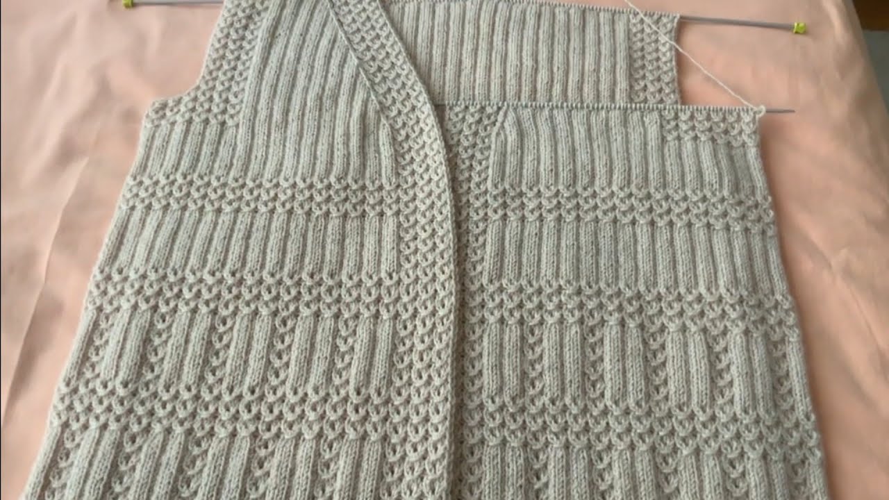 Spor Yeleğin Ön Kol Kesimi Yapılışı 💜✅