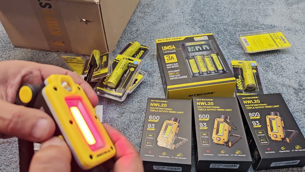 Cea mai tare si compacta sursa de iluminat pentru electricieni.Nitecore NWL20.