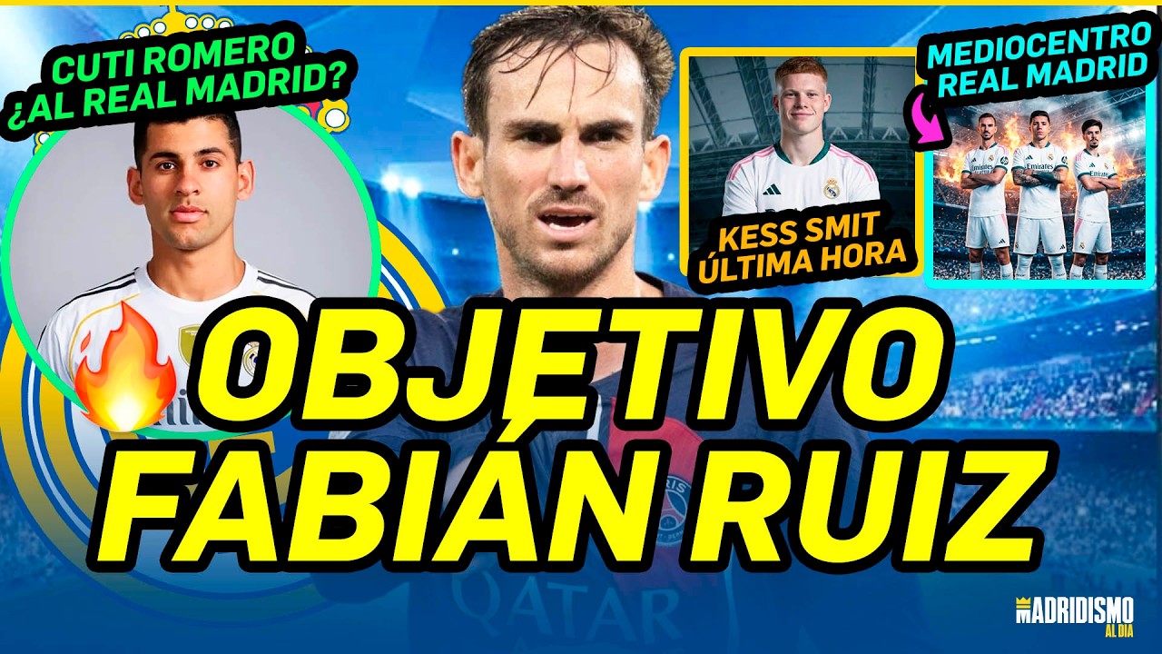 ⚪🟣🔥FABÍAN RÚIZ + CUTI ROMERO y NOVEDADES sobre KEES SMIT | ¡MERCADO REAL MADRID!