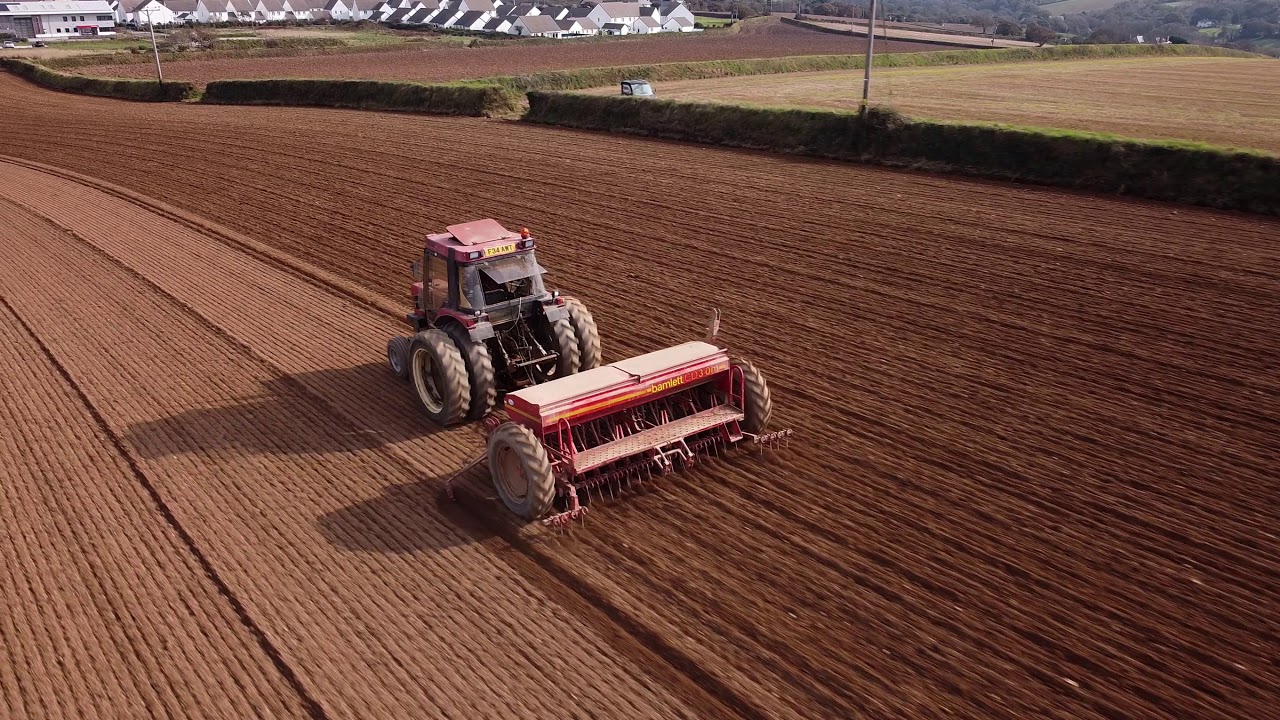 Case IH 885xl Drilling Winter Barley