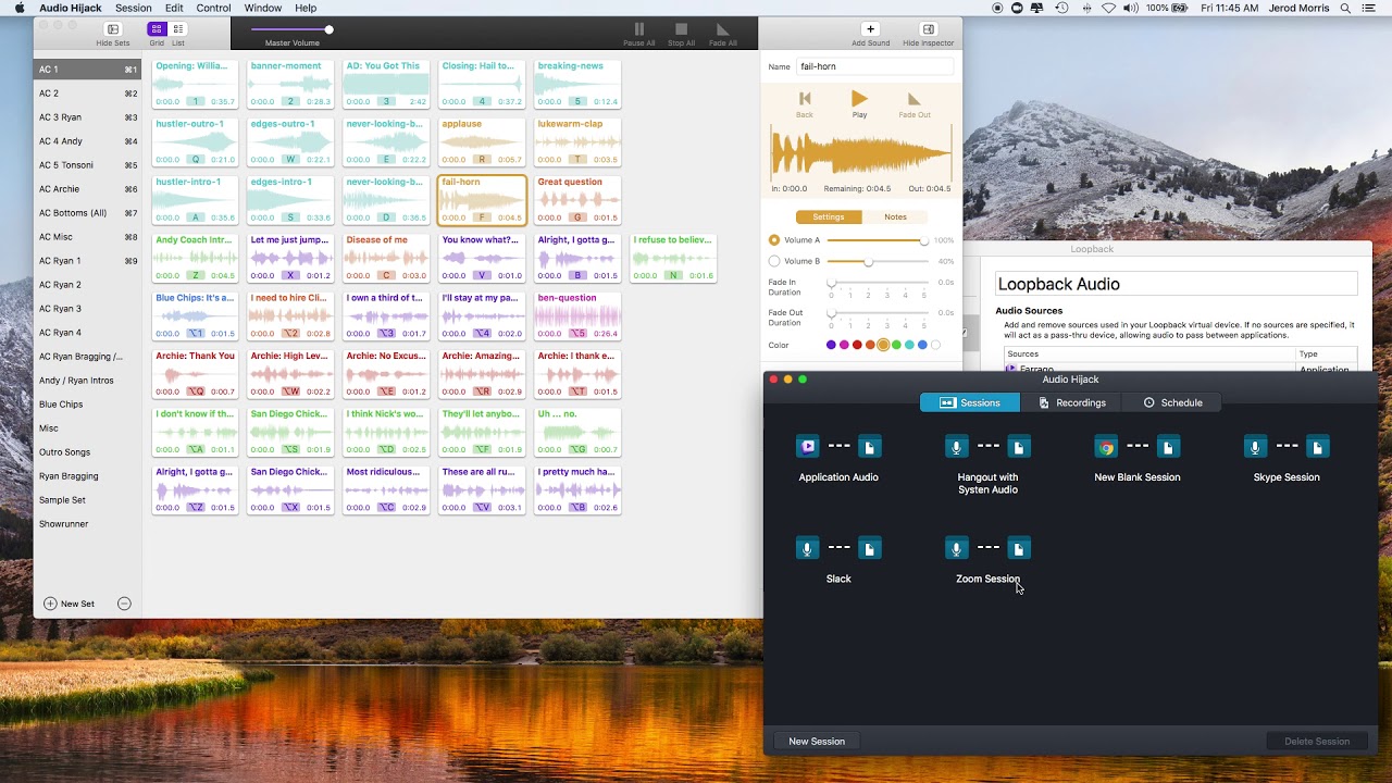 Quick Tutorial: How to Use Loopback, Farrago, Audio Hijack and Fission