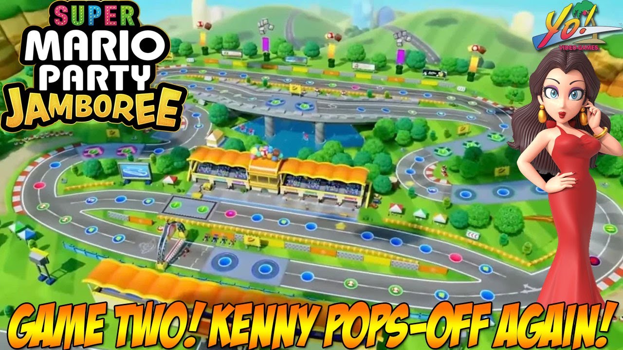 Super Mario Party Jamboree! Game Two! Kenny Pops-Off Again! - YoVideogames
