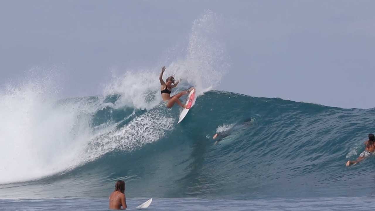 Sawyer Lindblad Surfing Macaronis