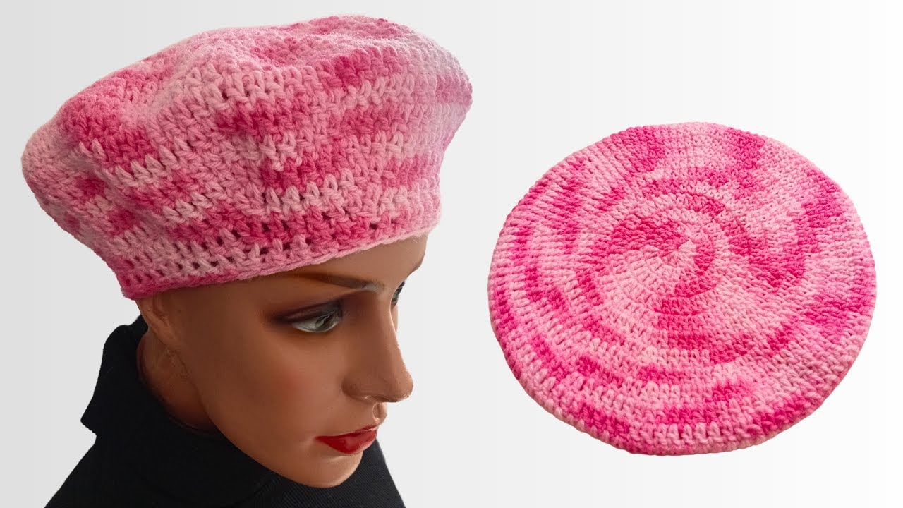 Boina de Crochê BÁSICA e PERFEITA! 😍 Fácil, Rápida e Elegante – Você PRECISA Ver! 🧶✨