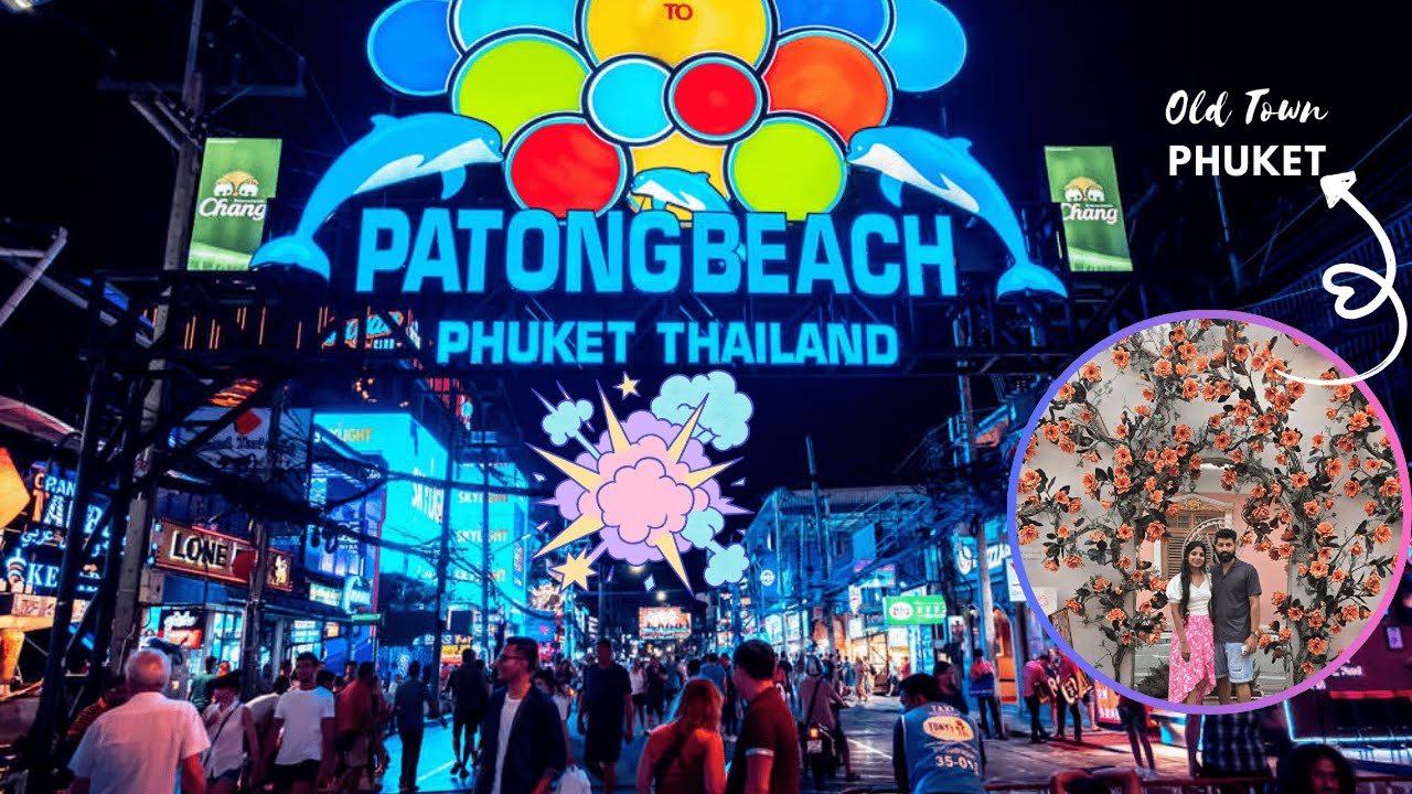 🇹🇭12:Phuket Gets Wild at Night 💃🥂| Old Town, Food, Markets & Beach Vibes #thailand