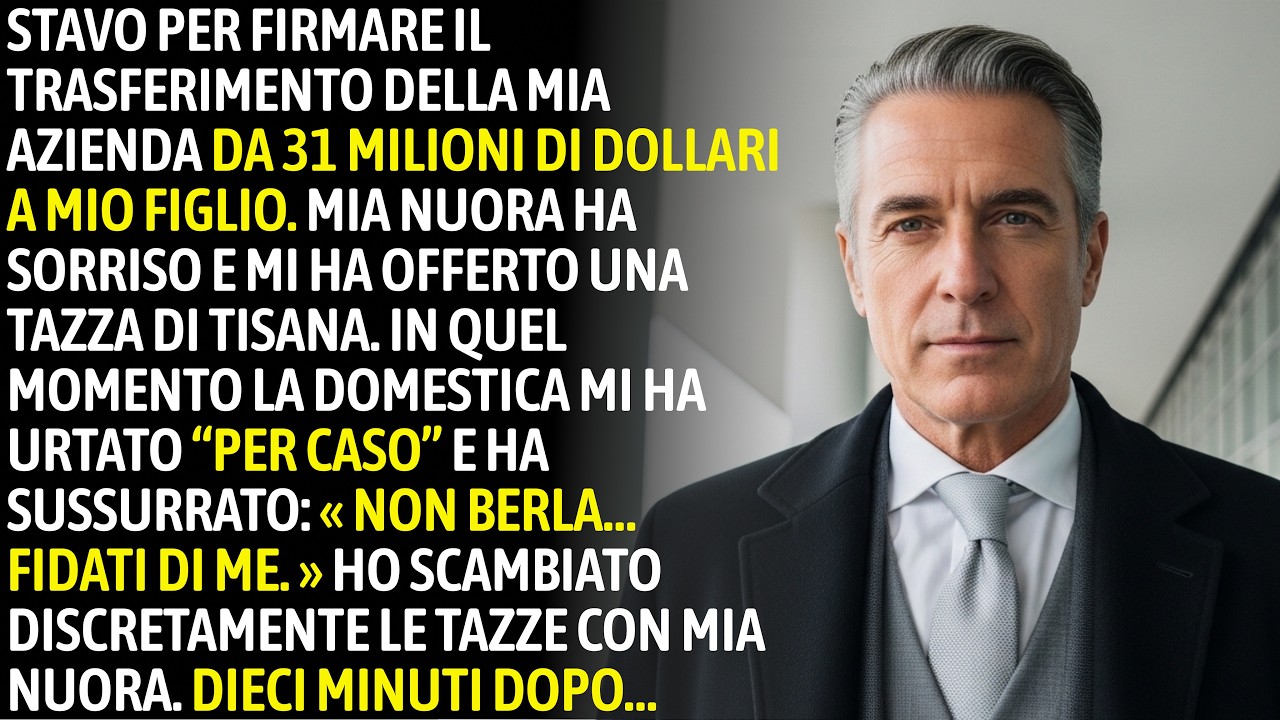 Mia Nuora Mi Ha Offerto Una Tisana — La Domestica Ha Sussurrato: « Non Berla »
