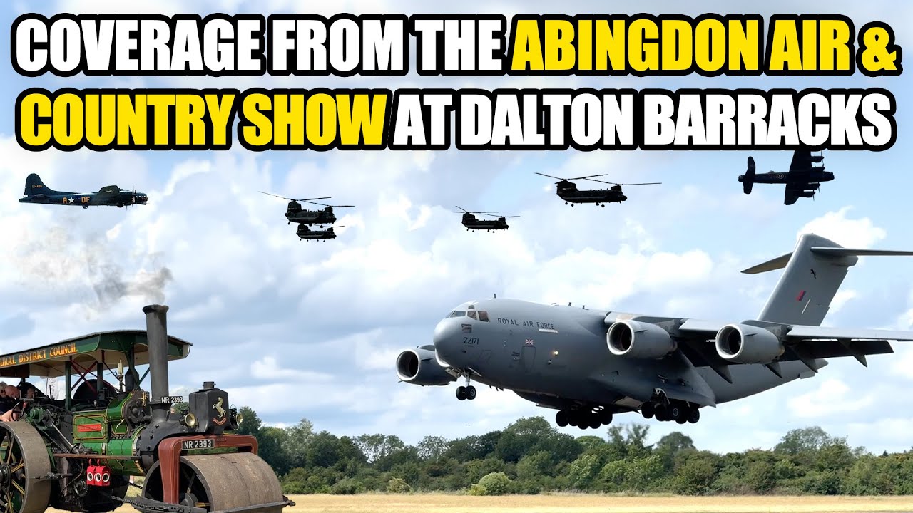 DISPLAY HIGHLIGHTS from the 2025 ABINGDON AIR & COUNTRY SHOW at DALTON BARRACKS! ✈️ 🚁  | 14.06.2025