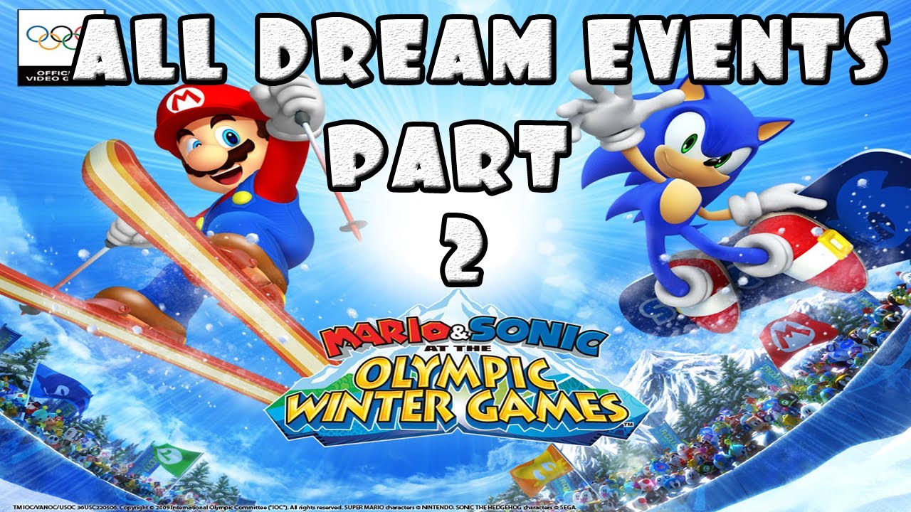 Mario & Sonic At The Olympic Winter Games - All Dream Events [Part 2]