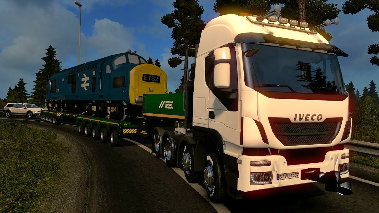 SUECIA | IVECO Astra Traker Hi-Land | Transportando un Tren, mucho peso