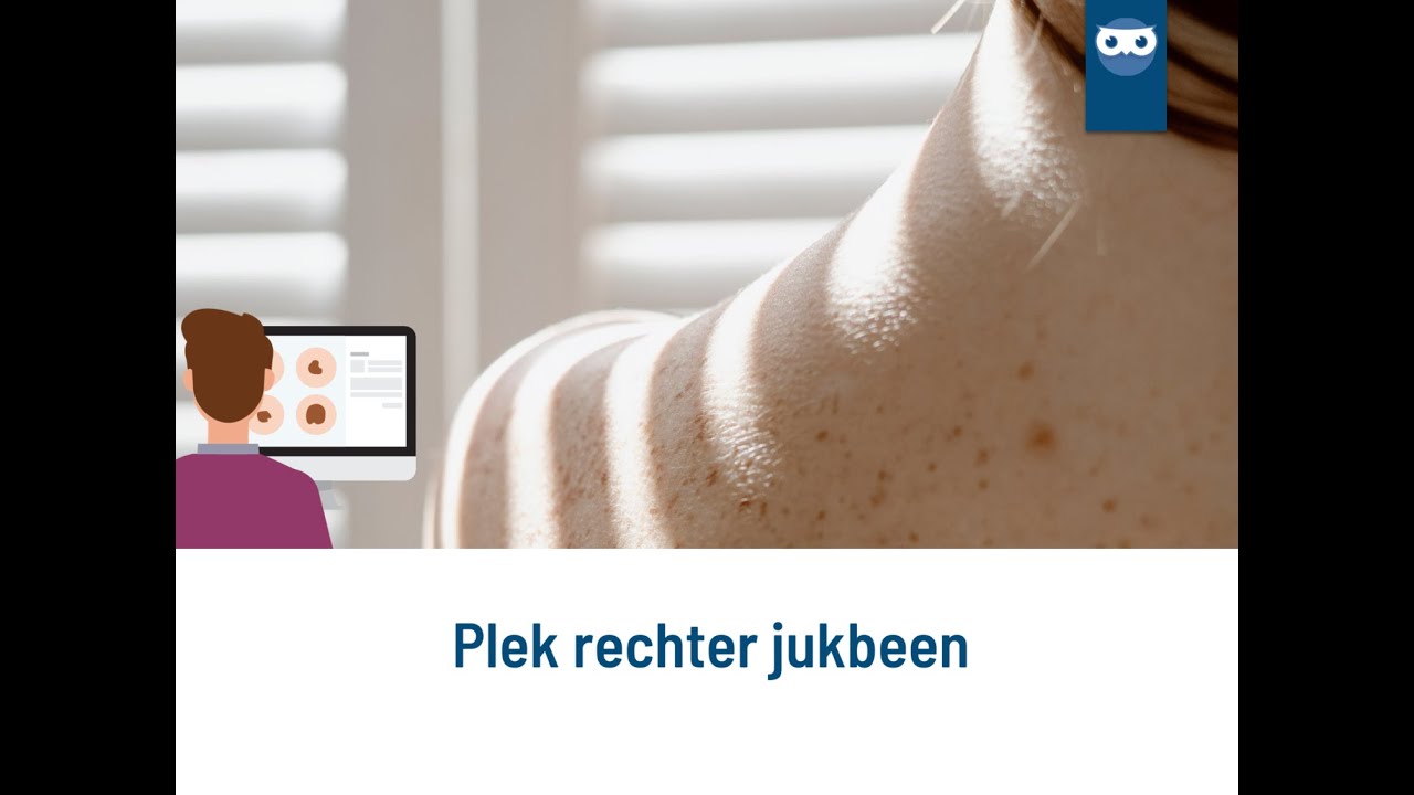 Plek rechter jukbeen