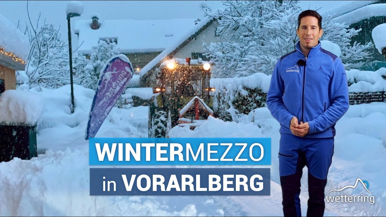 WINTERmezzo im Ländle - Vorarlberg versinkt im Schnee - Wetterring Regionalwetter 15.01.2021