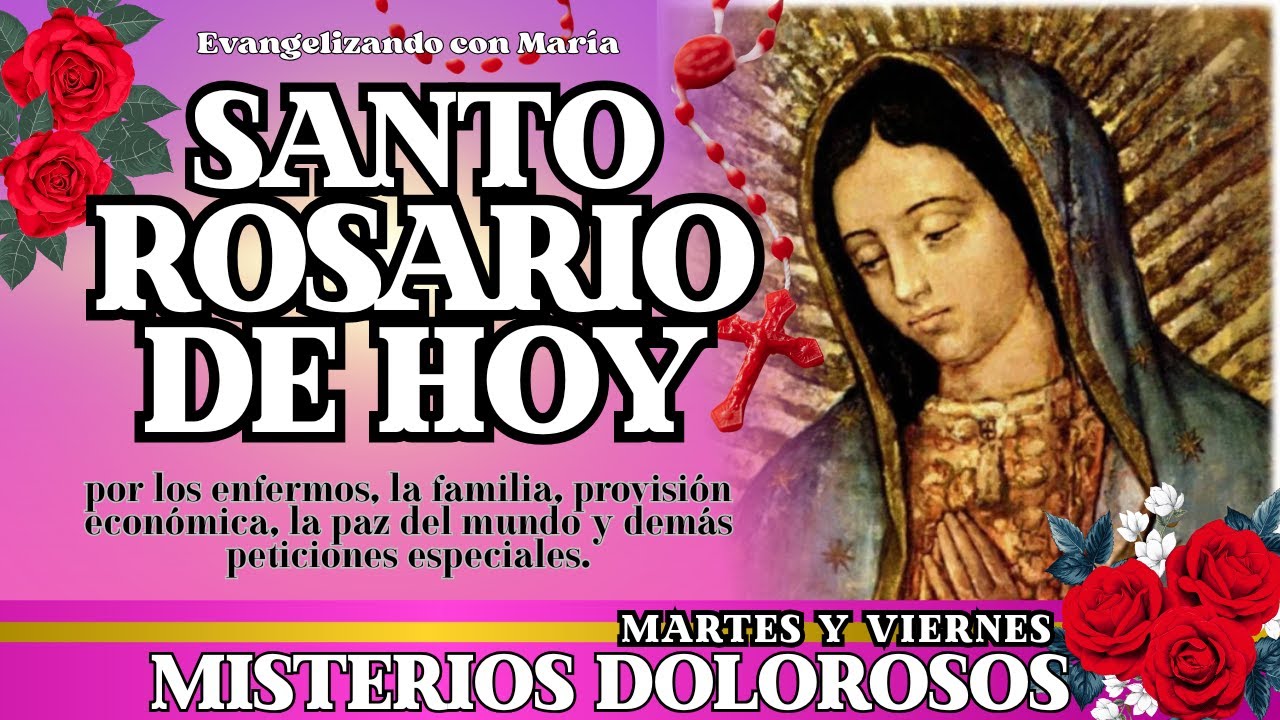Santo Rosario de HOY  6 de febrero de 2026 misterios Dolorosos🌷🌹🌷