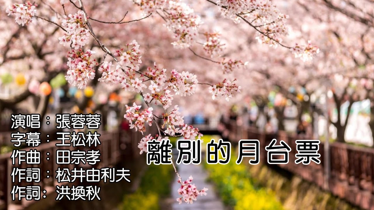 【張蓉蓉】  《離別的月台票》