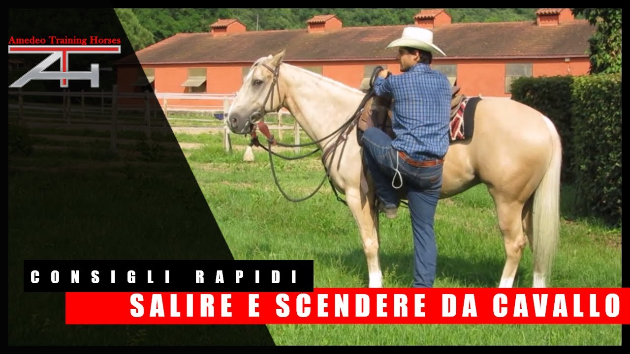 I CONSIGLI RAPIDI - Saliere e scendere da cavallo